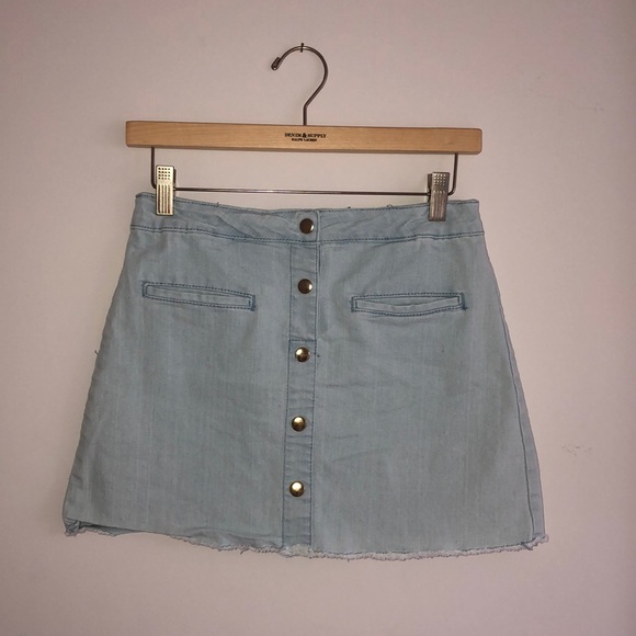 Forever 21 Denim Skirt - Picture 1 of 2